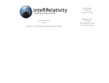 Tablet Screenshot of interrelativity.com
